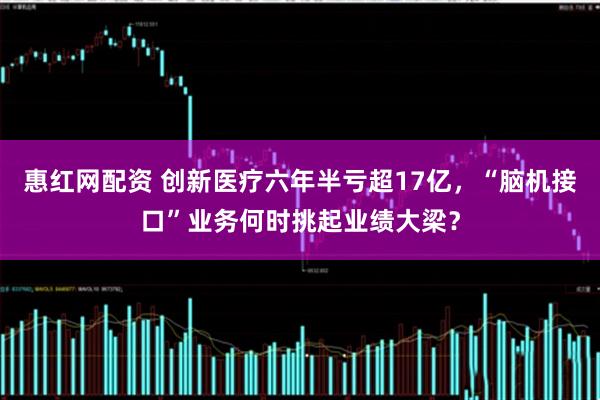 惠红网配资 创新医疗六年半亏超17亿，“脑机接口”业务何时挑起业绩大梁？